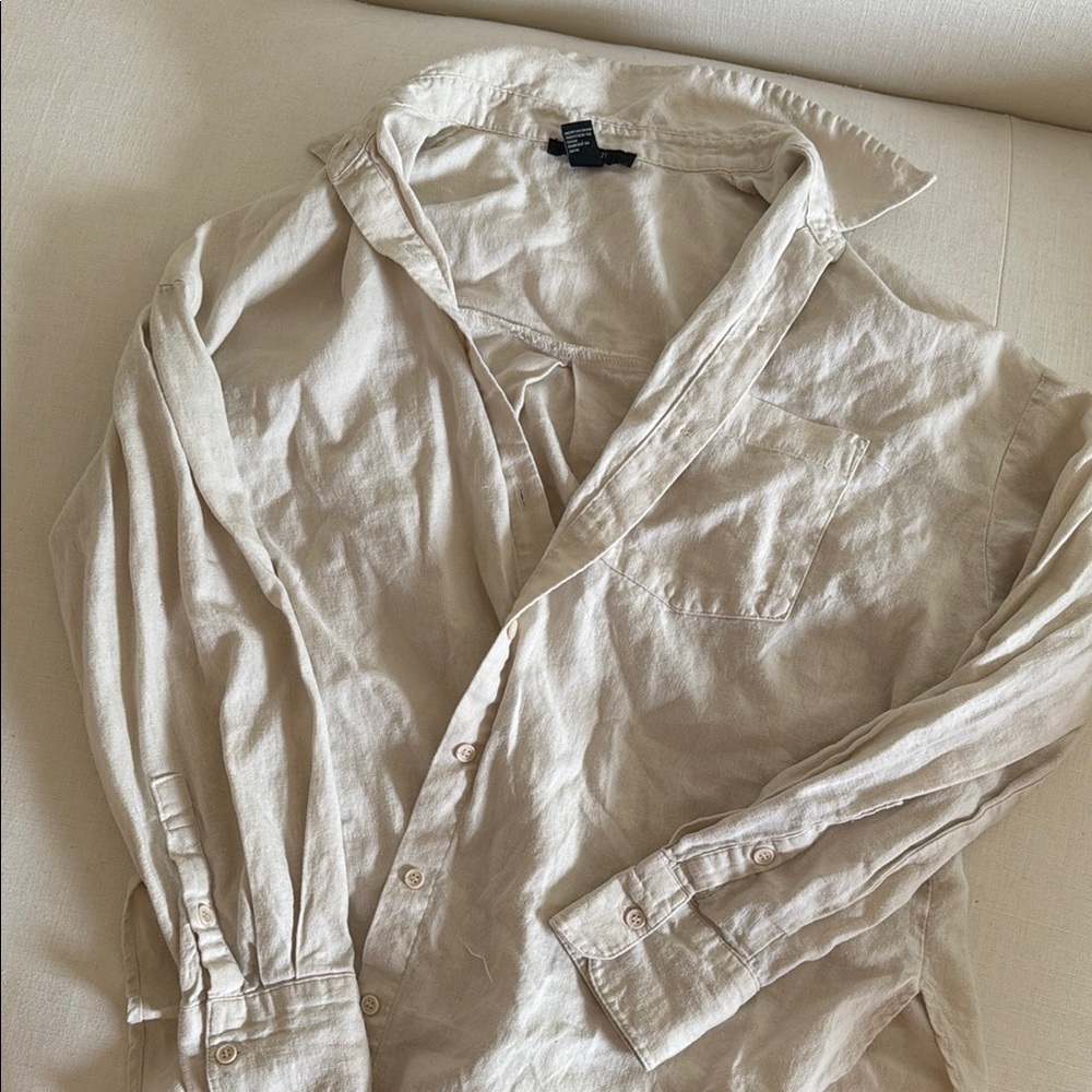 Forever 21 Men's Beige Lightweight Jacket